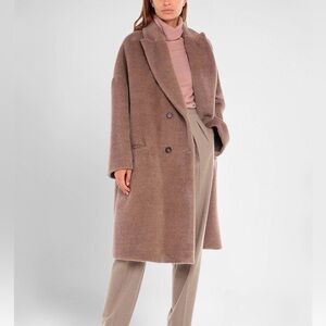 Brunello Cucinelli Alpaca & Wool Coat, Size 42 IT, US 4-8, Excellent Condition